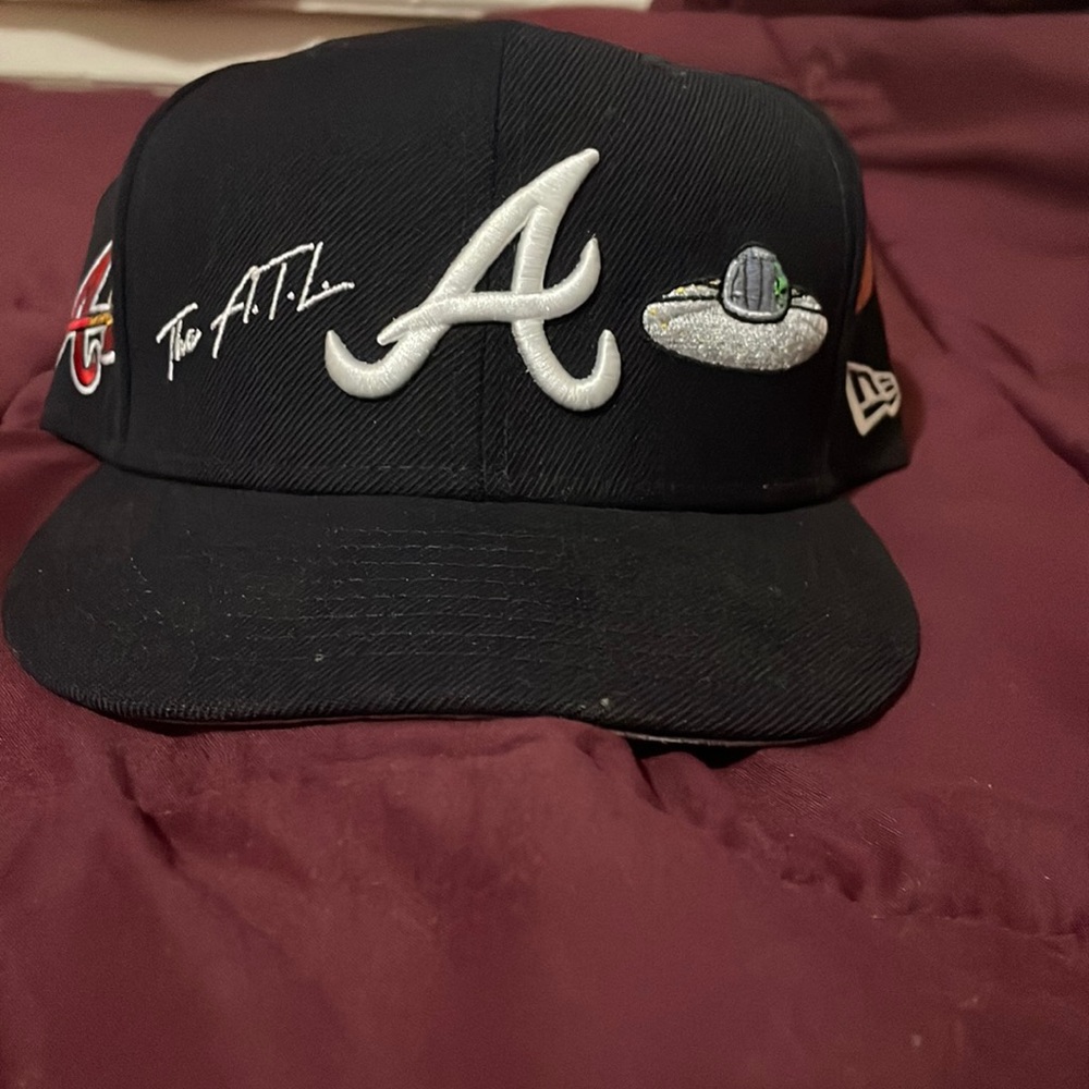 MLB ATLANTA BRAVES BAT GREY BOTTOM